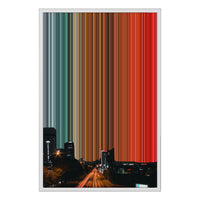 20×30" Framed Canvas - White Frame variant