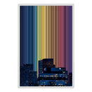 20×30" Framed Canvas - White Frame variant