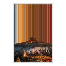 Inramad canvastavla, 20×30", vit ram