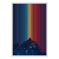 20×30" Framed Canvas - White Frame variant