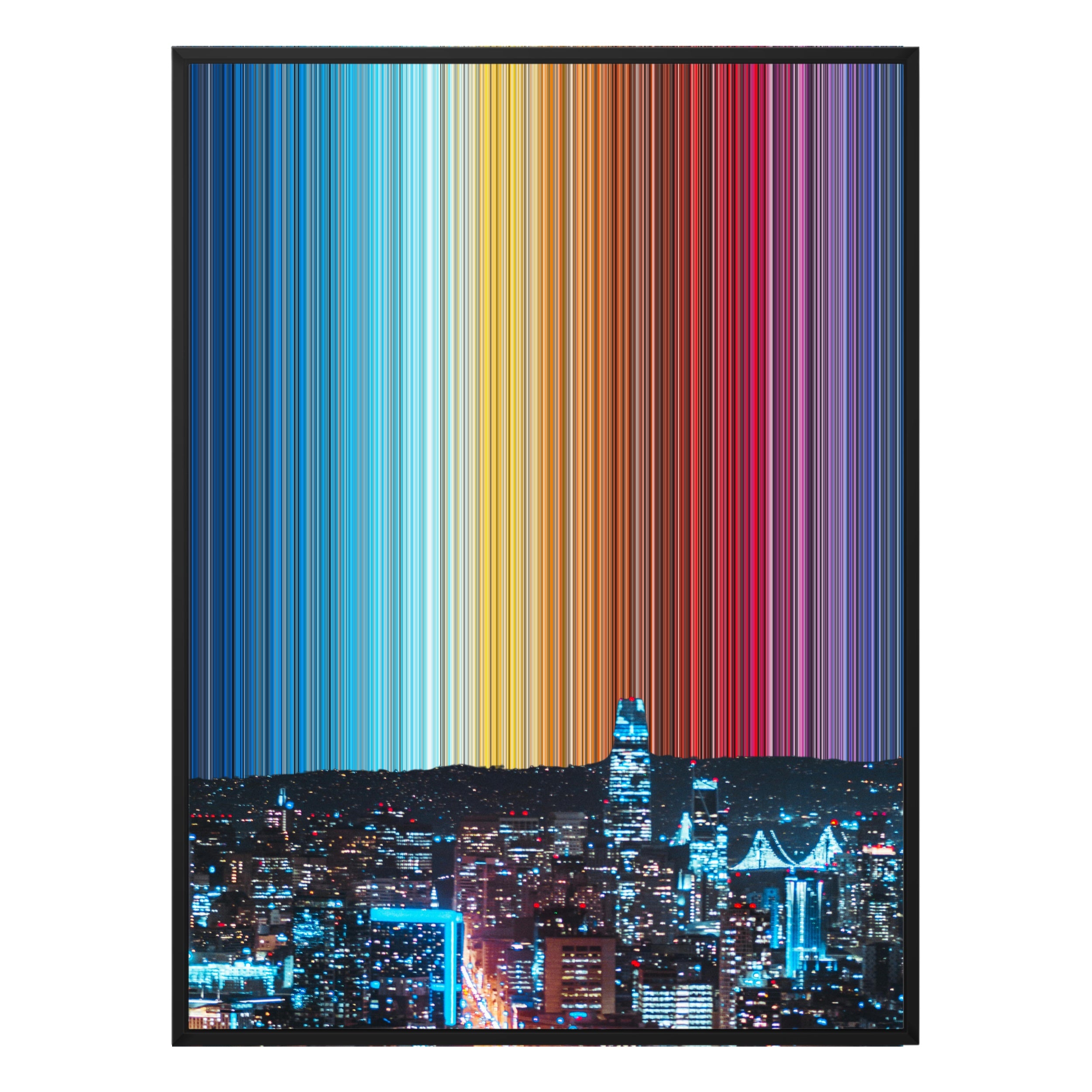 22×28" Framed Canvas - Black Frame variant