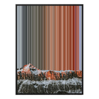 Italy - Black framed canvas mockup - Gradienta