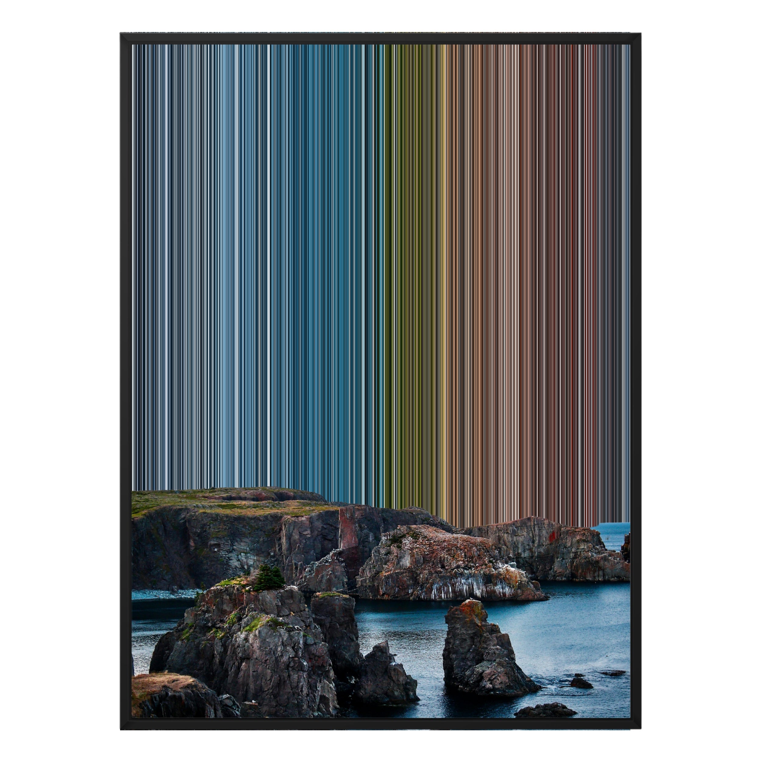 22×28" Framed Canvas - Black Frame variant