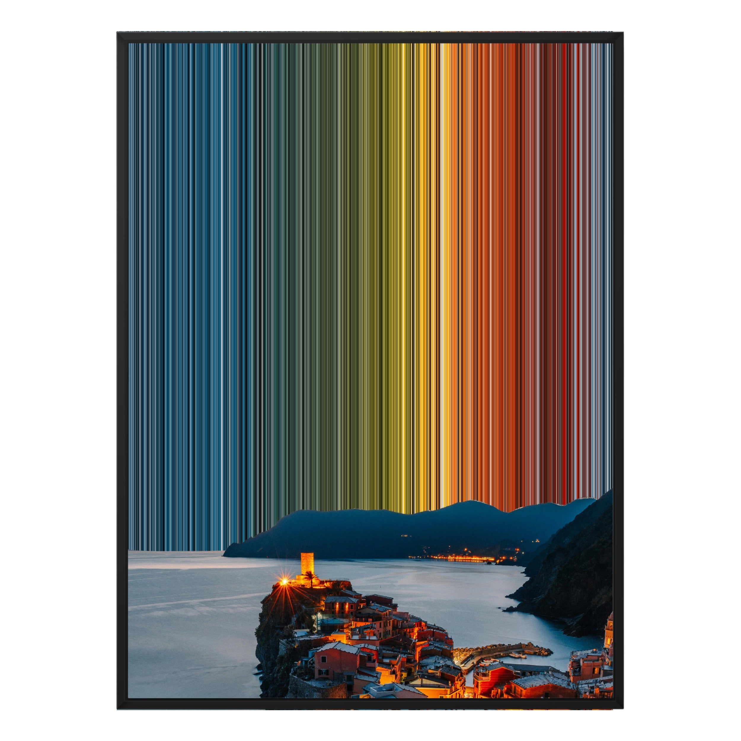 22×28" Framed Canvas - Black Frame variant