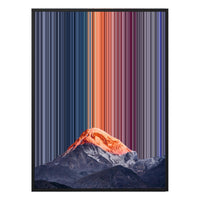 Mtskheta-Mtianeti, Georgia - Black framed canvas mockup - Gradienta