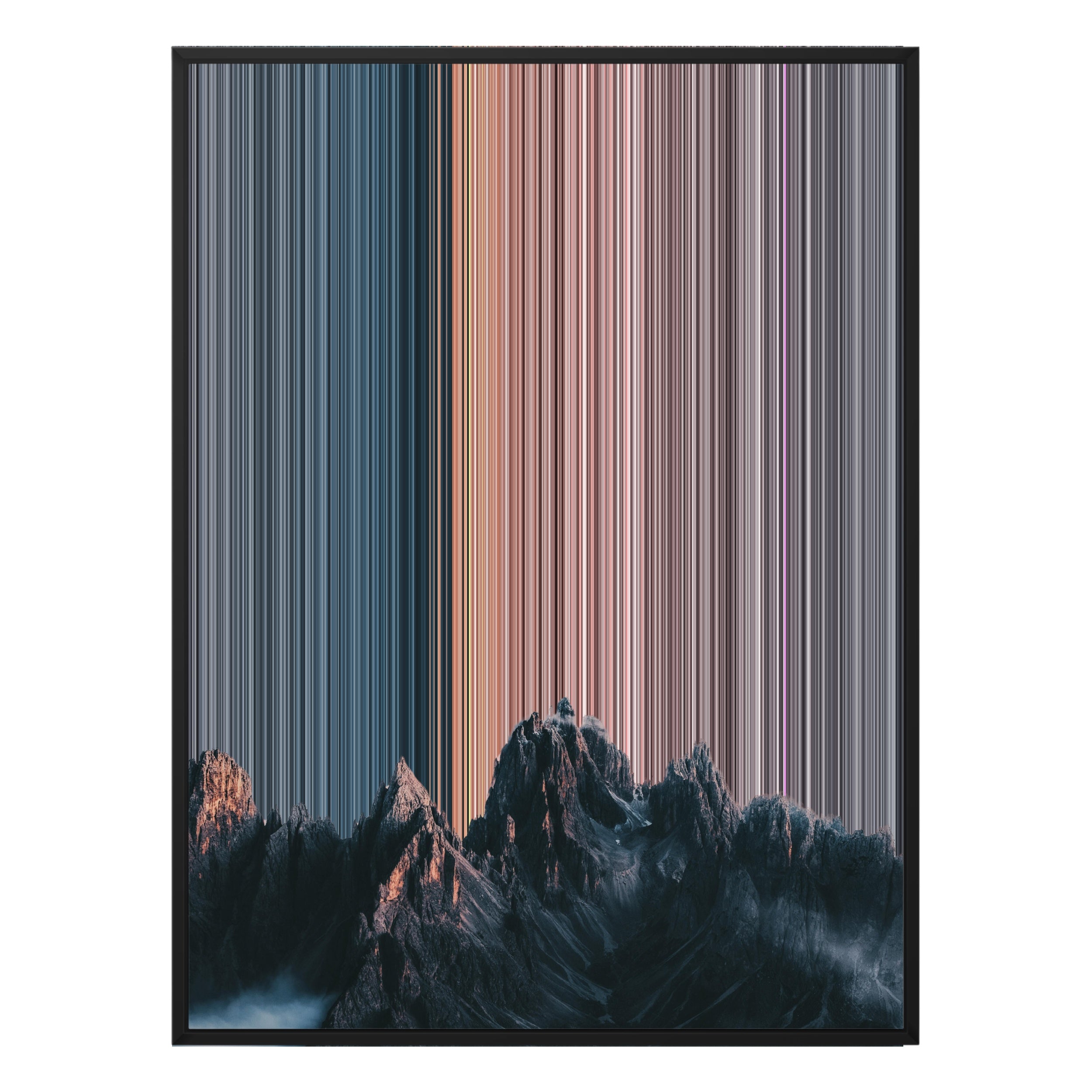 22×28" Framed Canvas - Black Frame variant