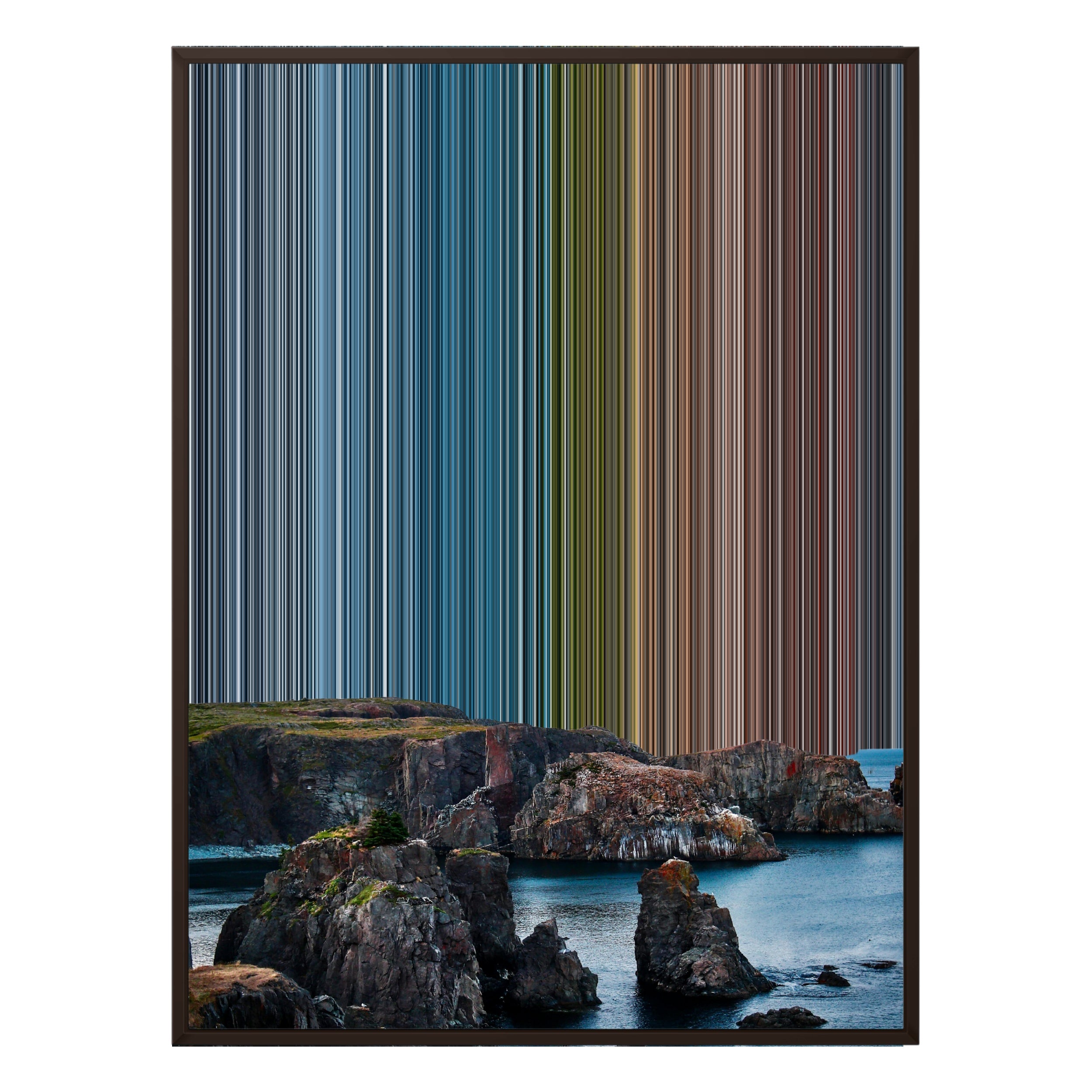 22×28" Framed Canvas - Brown Frame variant