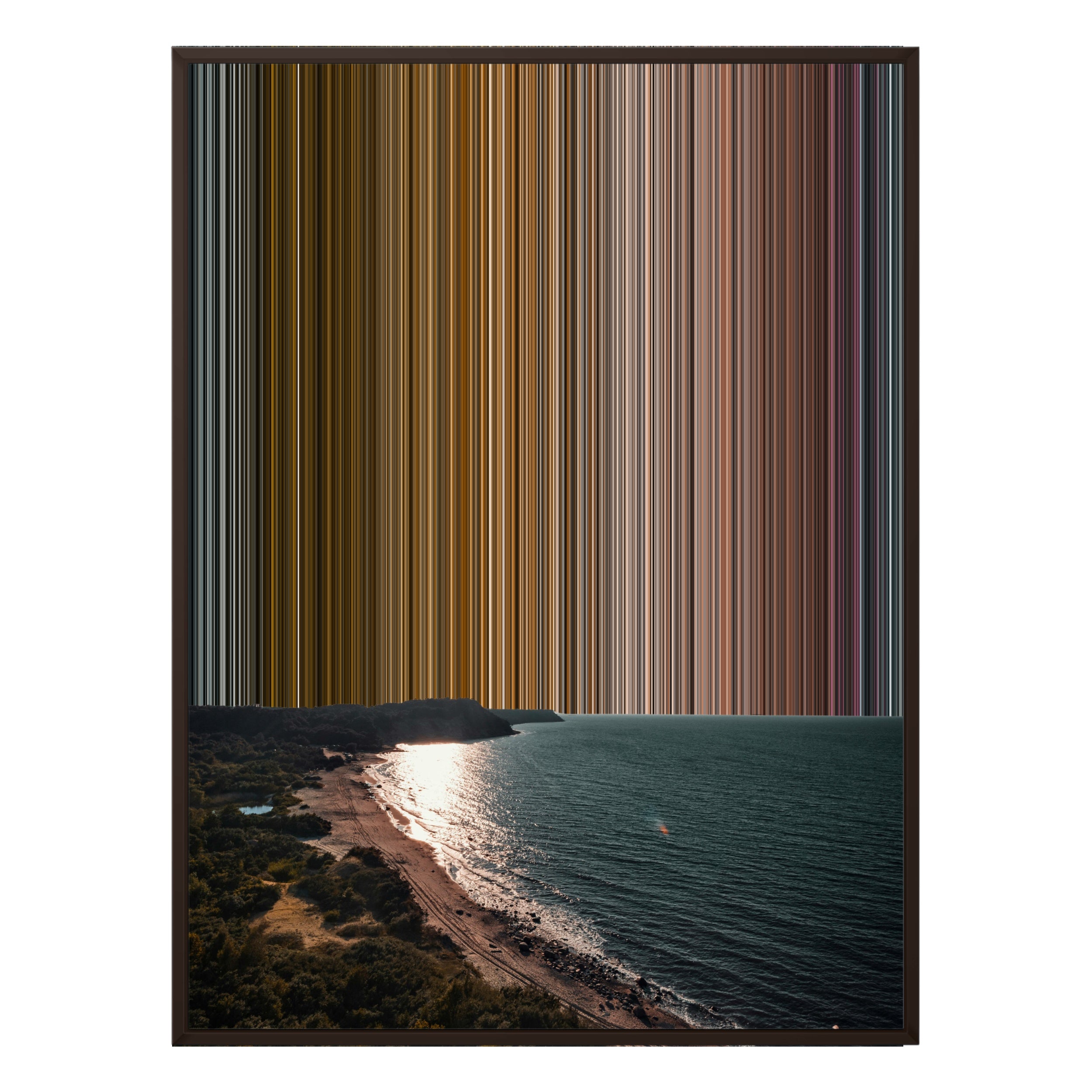 22×28" Framed Canvas - Brown Frame variant