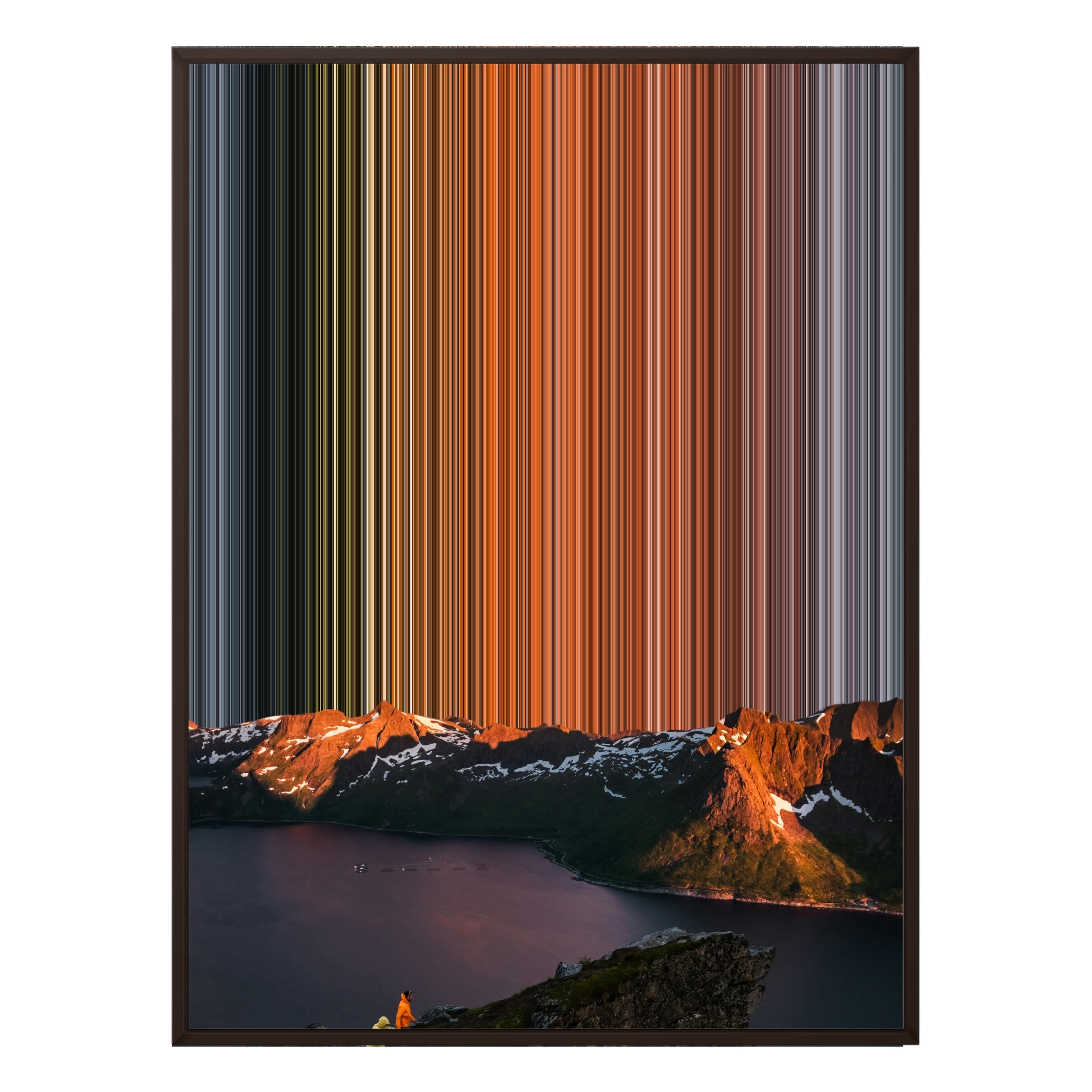 22×28" Framed Canvas - Brown Frame variant