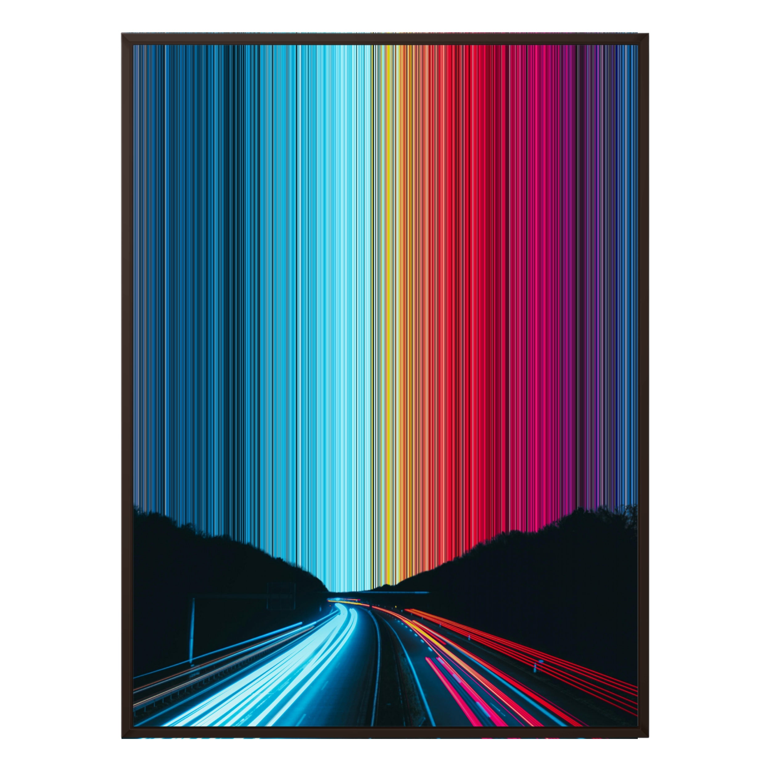 22×28" Framed Canvas - Brown Frame variant