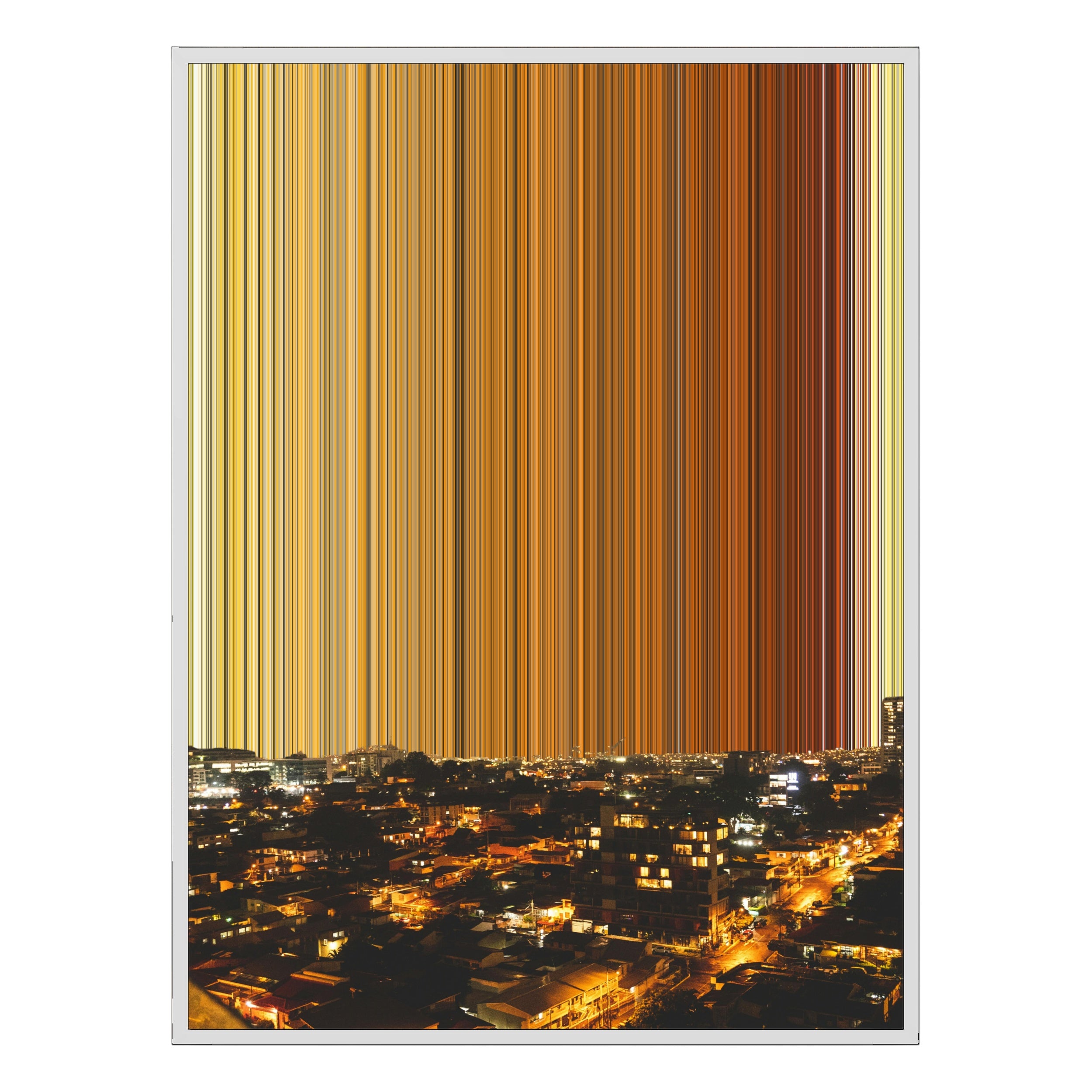 22×28" Framed Canvas - White Frame variant