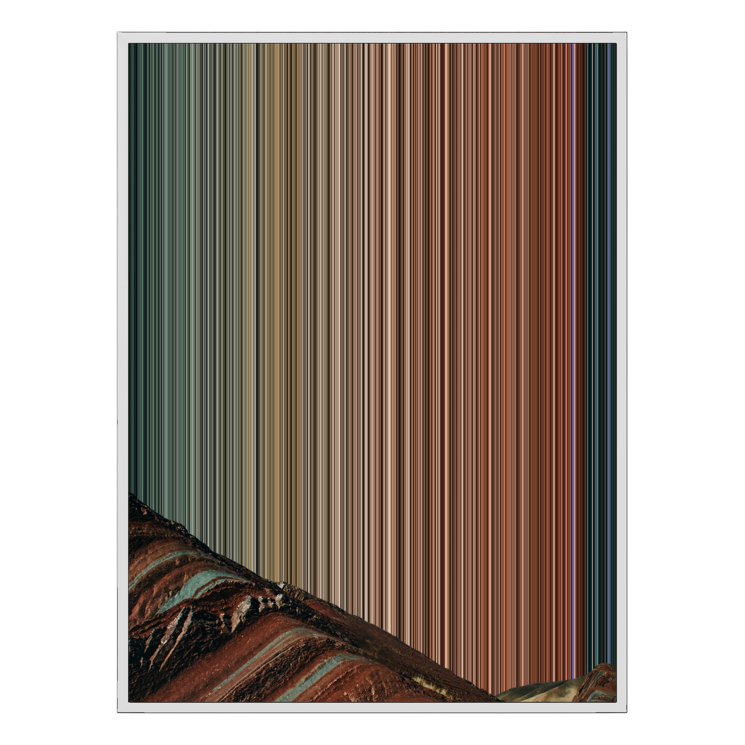 22×28" Framed Canvas - White Frame variant