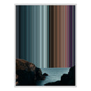 22×28" Framed Canvas - White Frame variant