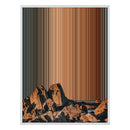 22×28" Framed Canvas - White Frame variant