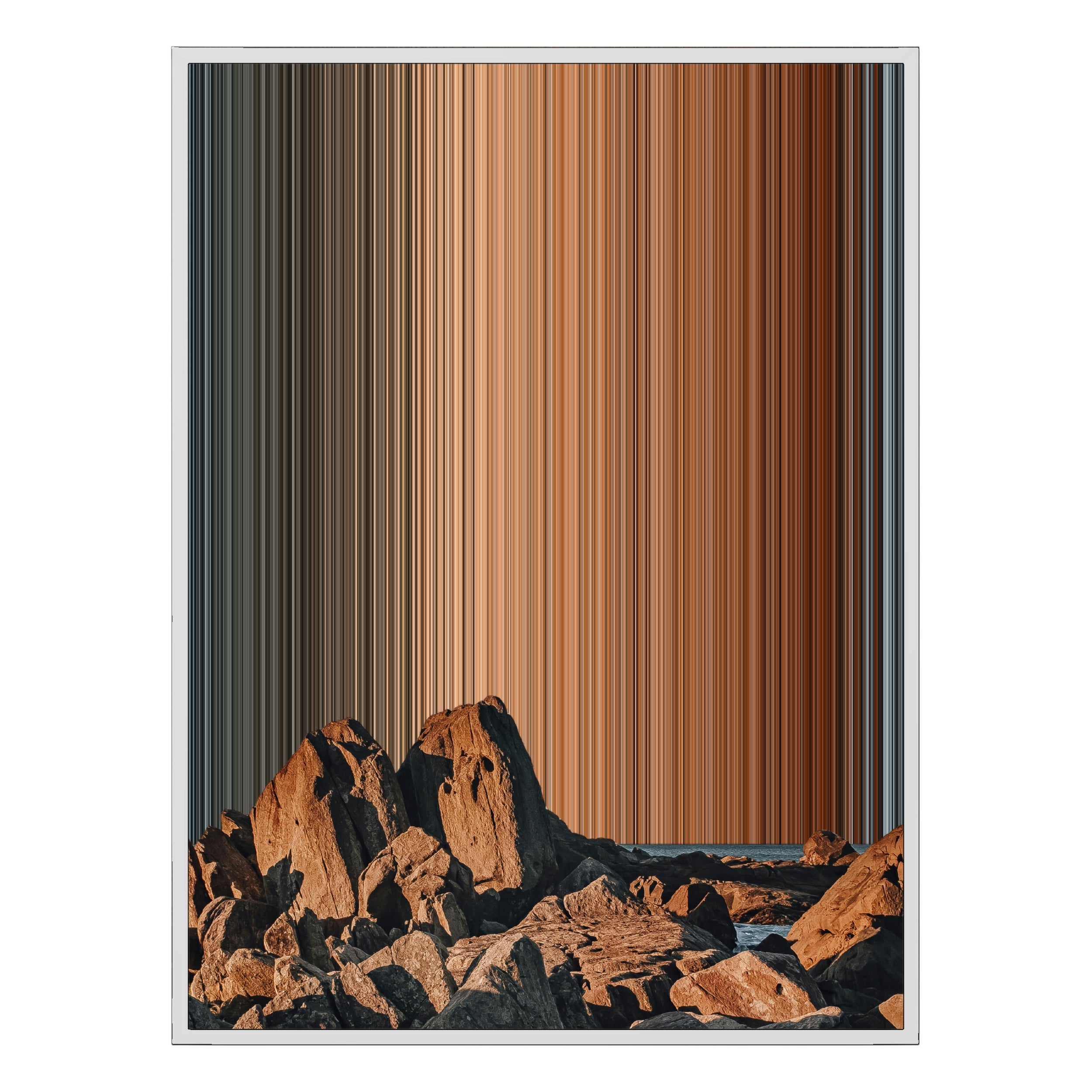 22×28" Framed Canvas - White Frame variant