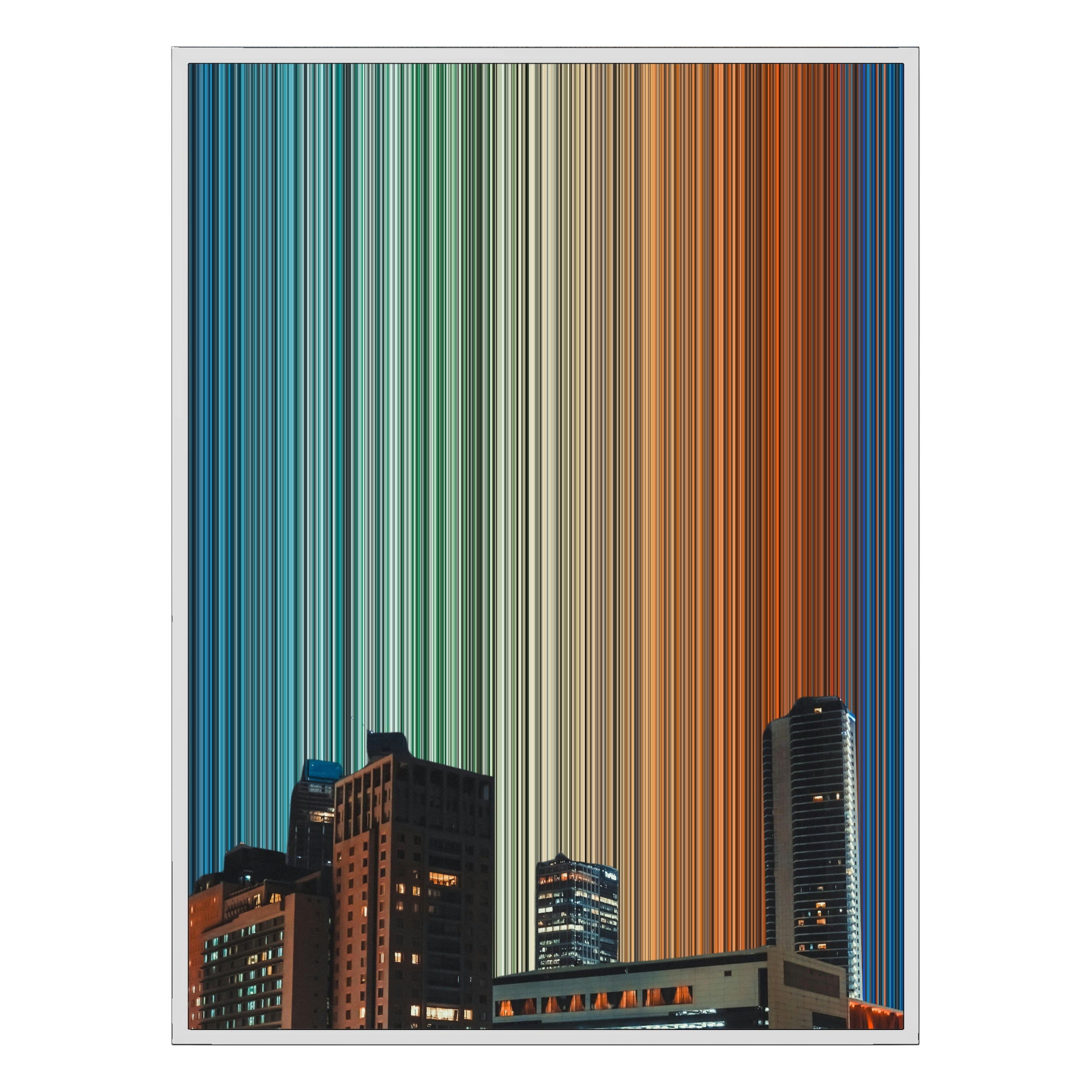 22×28" Framed Canvas - White Frame variant