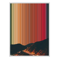 22×28" Framed Canvas - White Frame variant