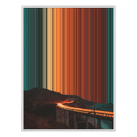 22×28" Framed Canvas - White Frame variant