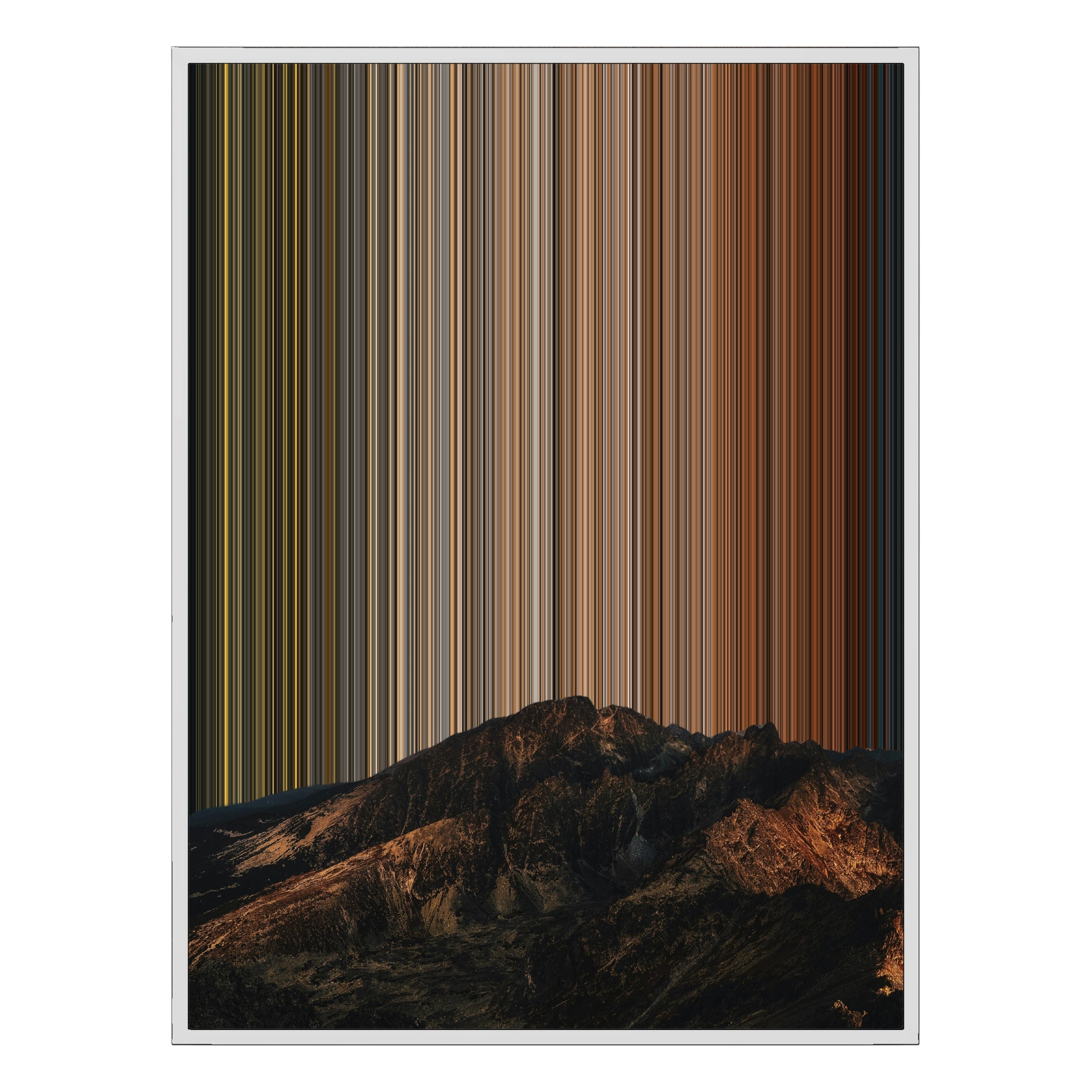 22×28" Framed Canvas - White Frame variant