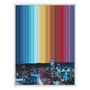 22×28" Framed Canvas - White Frame variant