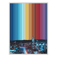 22×28" Framed Canvas - White Frame variant