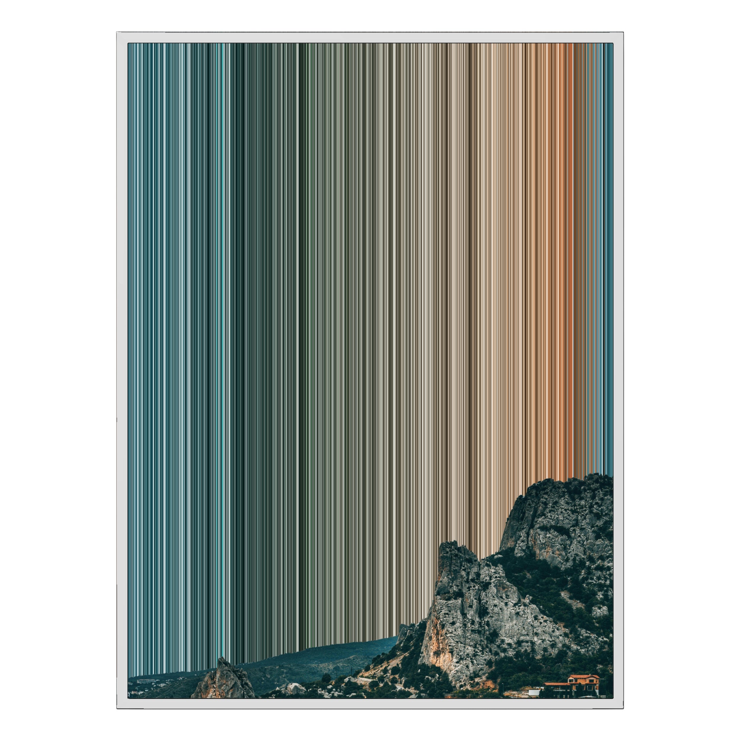 22×28" Framed Canvas - White Frame variant