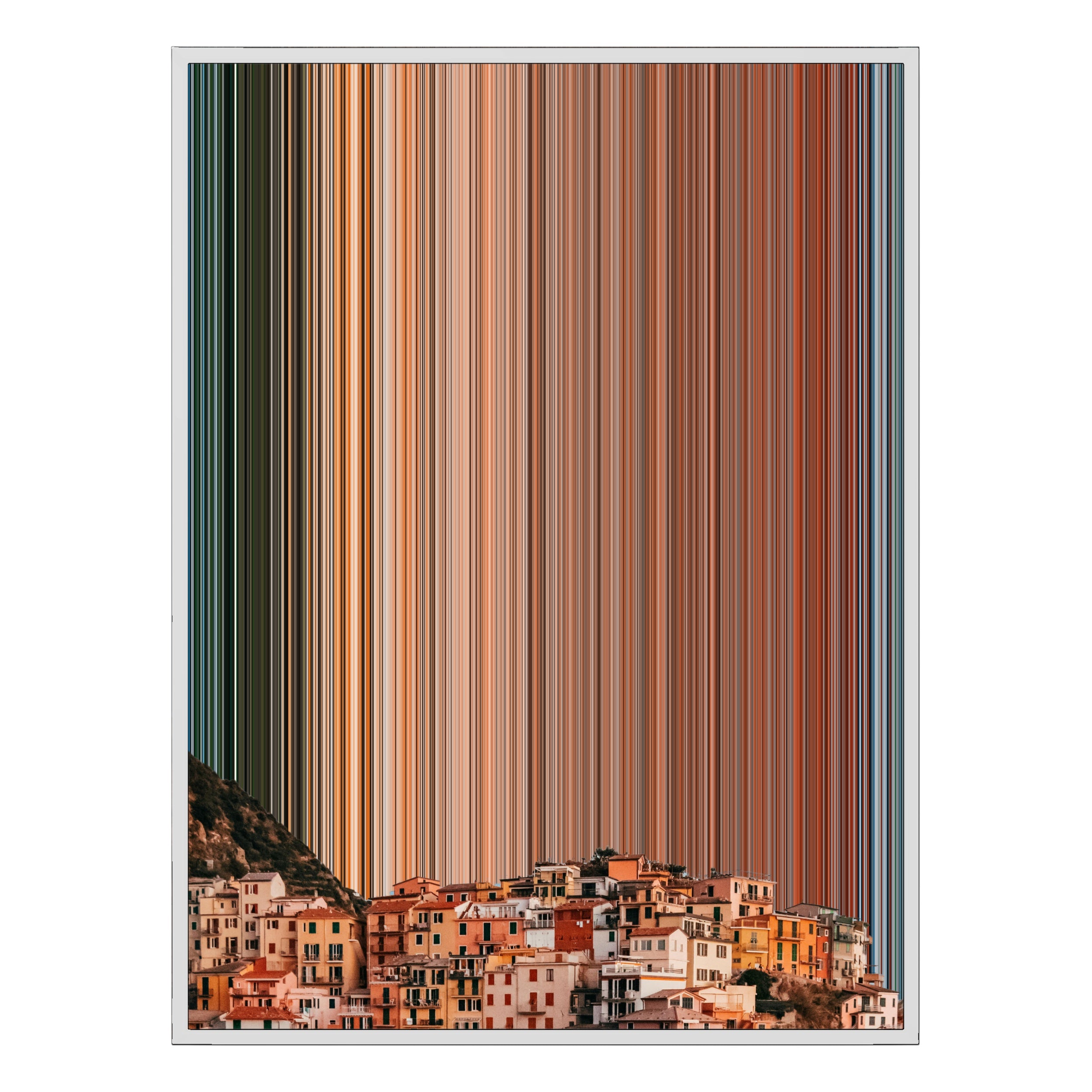 22×28" Framed Canvas - White Frame variant