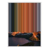 22×28" Framed Canvas - White Frame variant