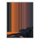 22×28" Framed Canvas - White Frame variant