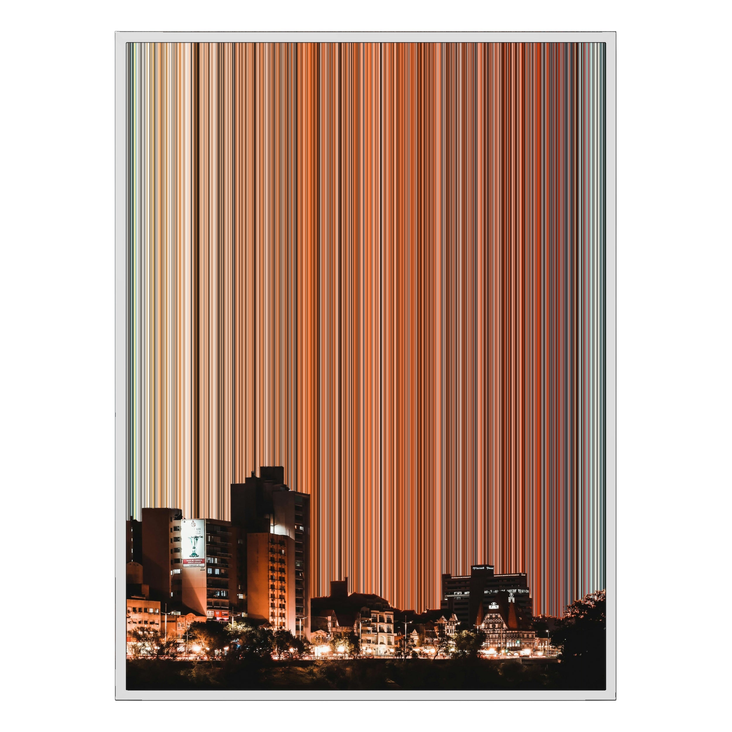 22×28" Framed Canvas - White Frame variant