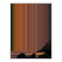 22×28" Framed Canvas - White Frame variant