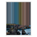 22×28" Framed Canvas - White Frame variant