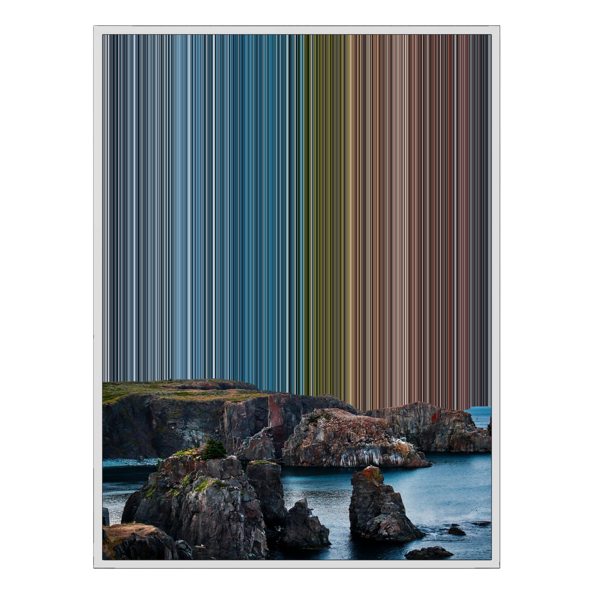 22×28" Framed Canvas - White Frame variant