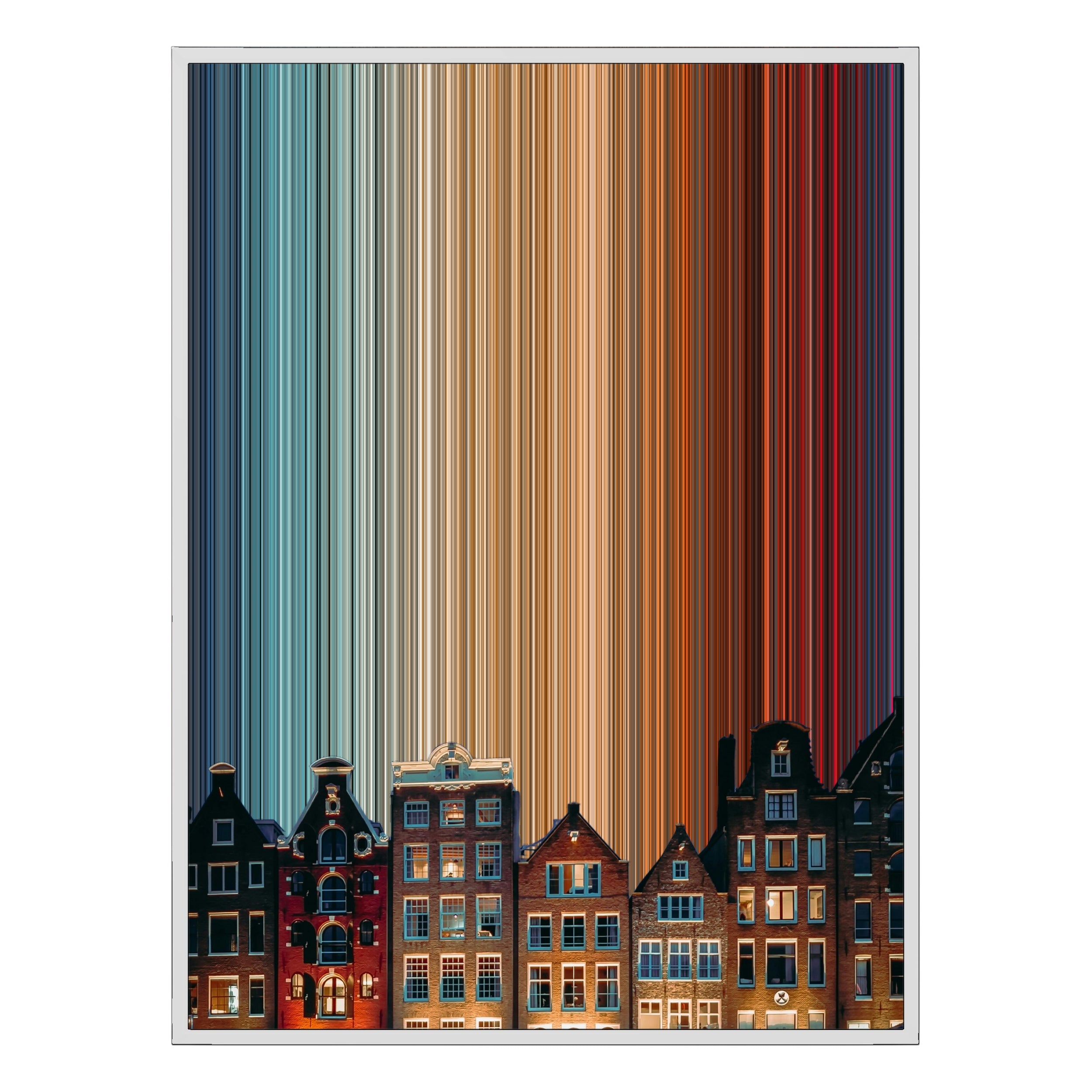 22×28" Framed Canvas - White Frame variant