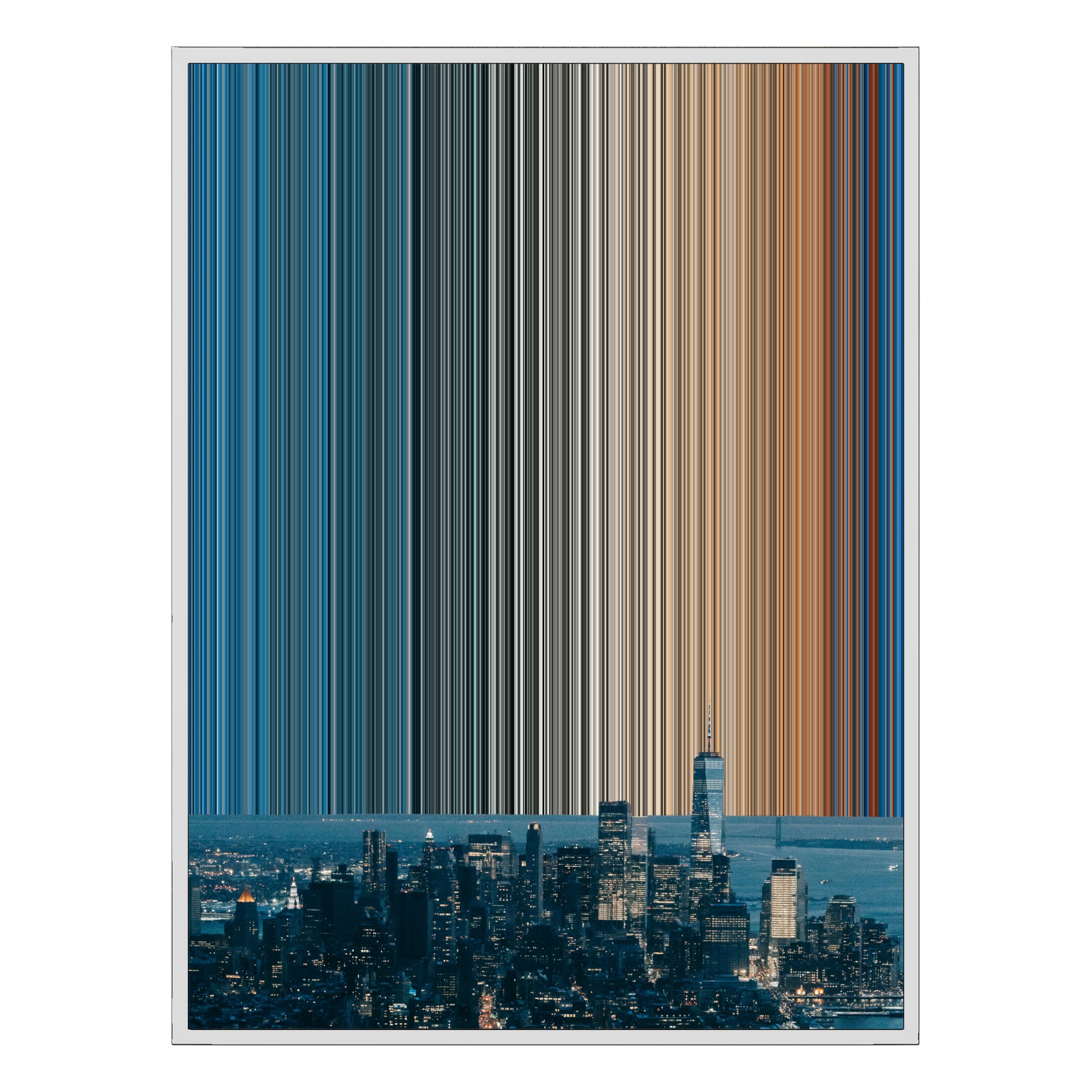 22×28" Framed Canvas - White Frame variant