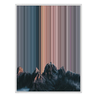 22×28" Framed Canvas - White Frame variant