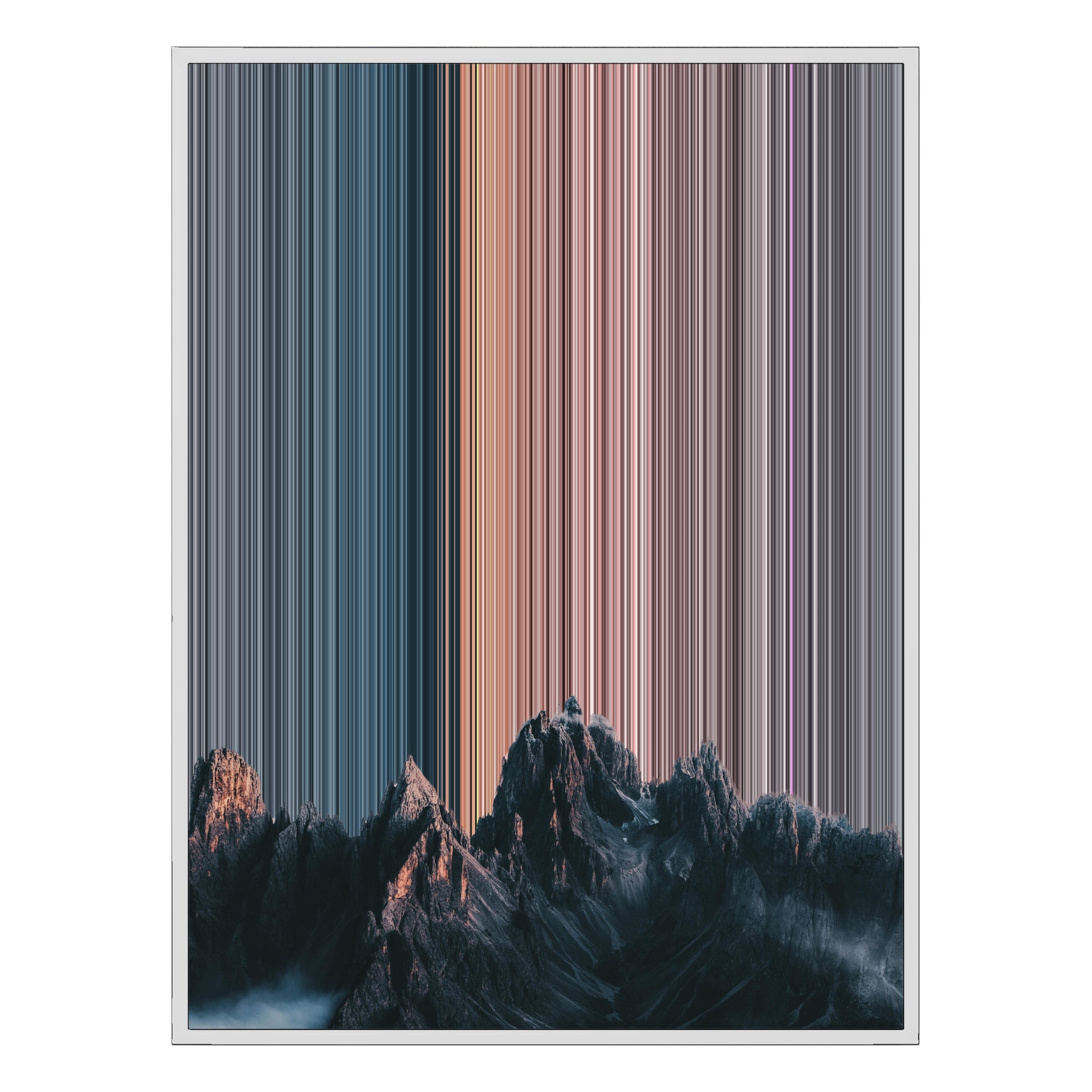 22×28" Framed Canvas - White Frame variant