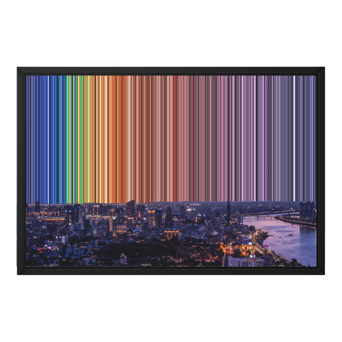 24×18" Framed Canvas - Black Frame variant