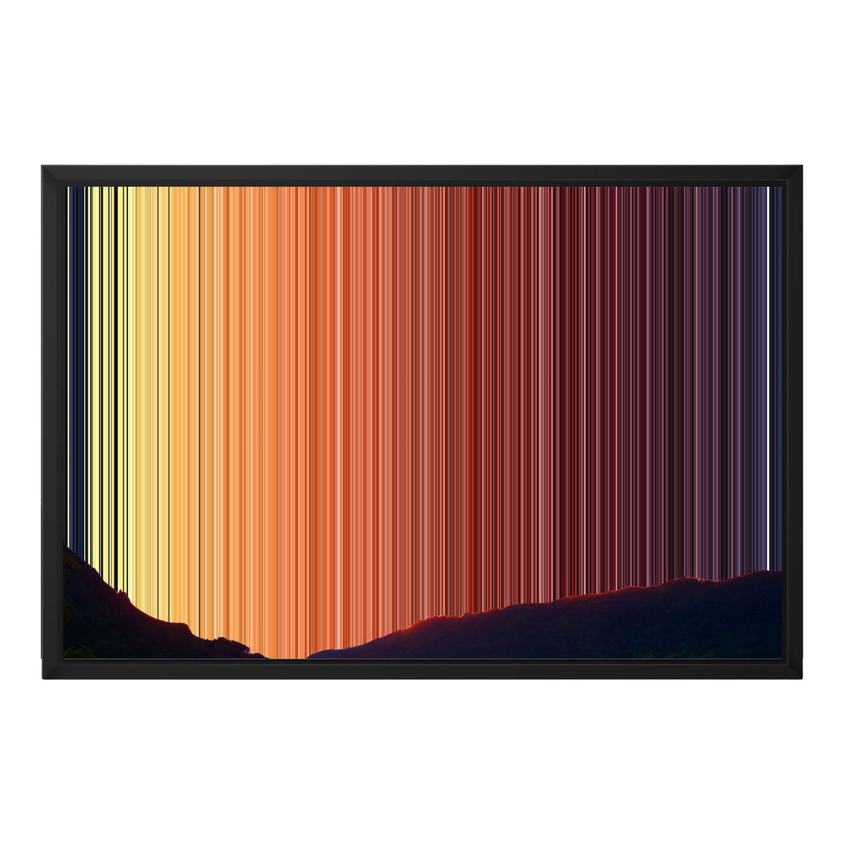 24×18" Framed Canvas - Black Frame variant