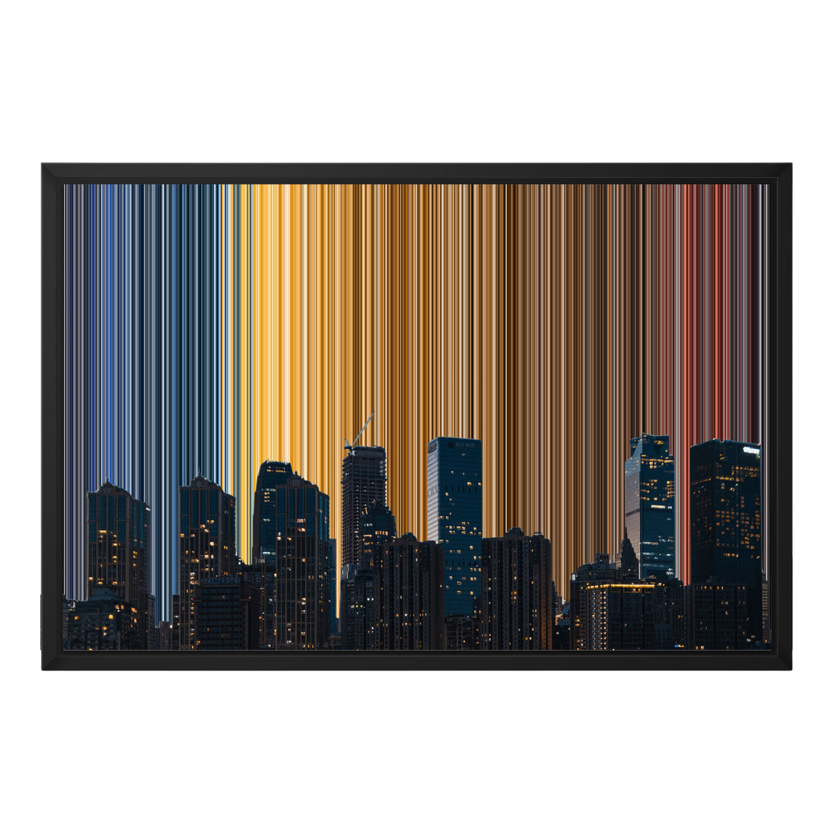 24×18" Framed Canvas - Black Frame variant