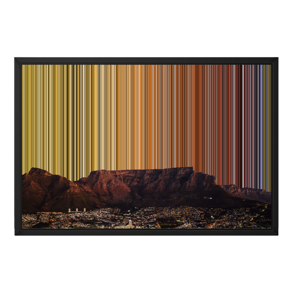 24×18" Framed Canvas - Black Frame variant