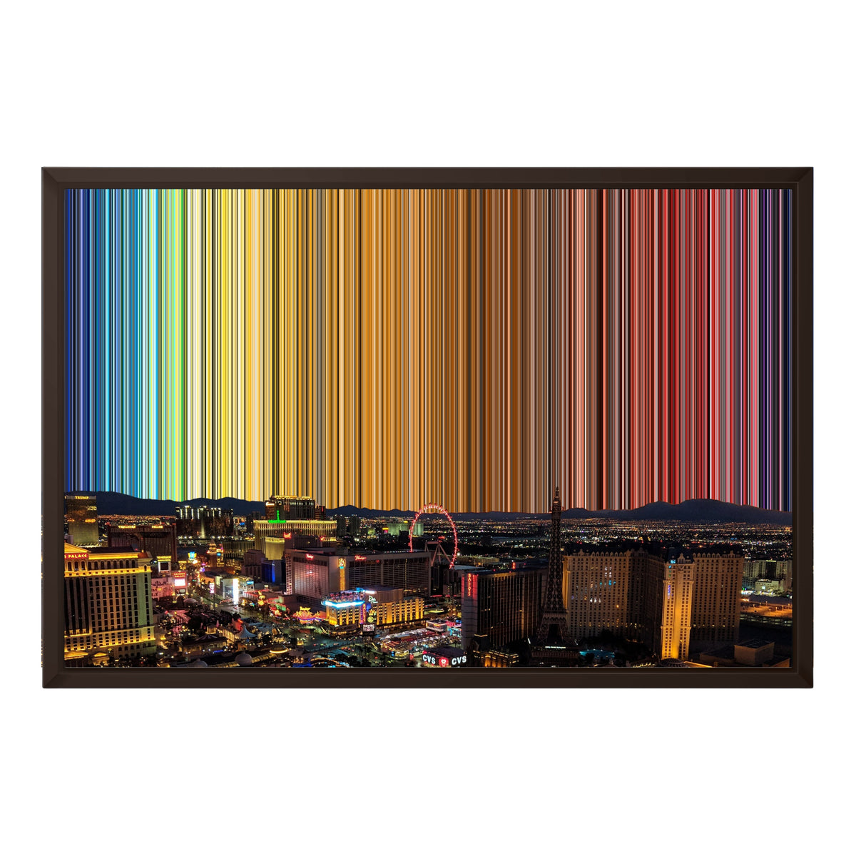 24×18" Framed Canvas - Brown Frame variant