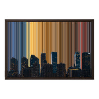 24×18" Framed Canvas - Brown Frame variant