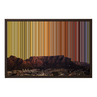 24×18" Framed Canvas - Brown Frame variant