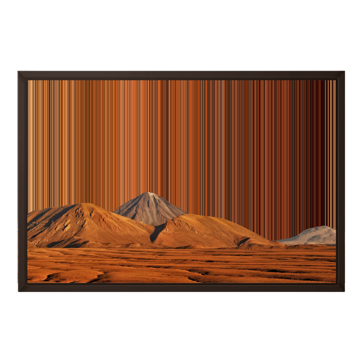 24×18" Framed Canvas - Brown Frame variant