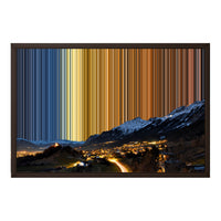 24×18" Framed Canvas - Brown Frame variant