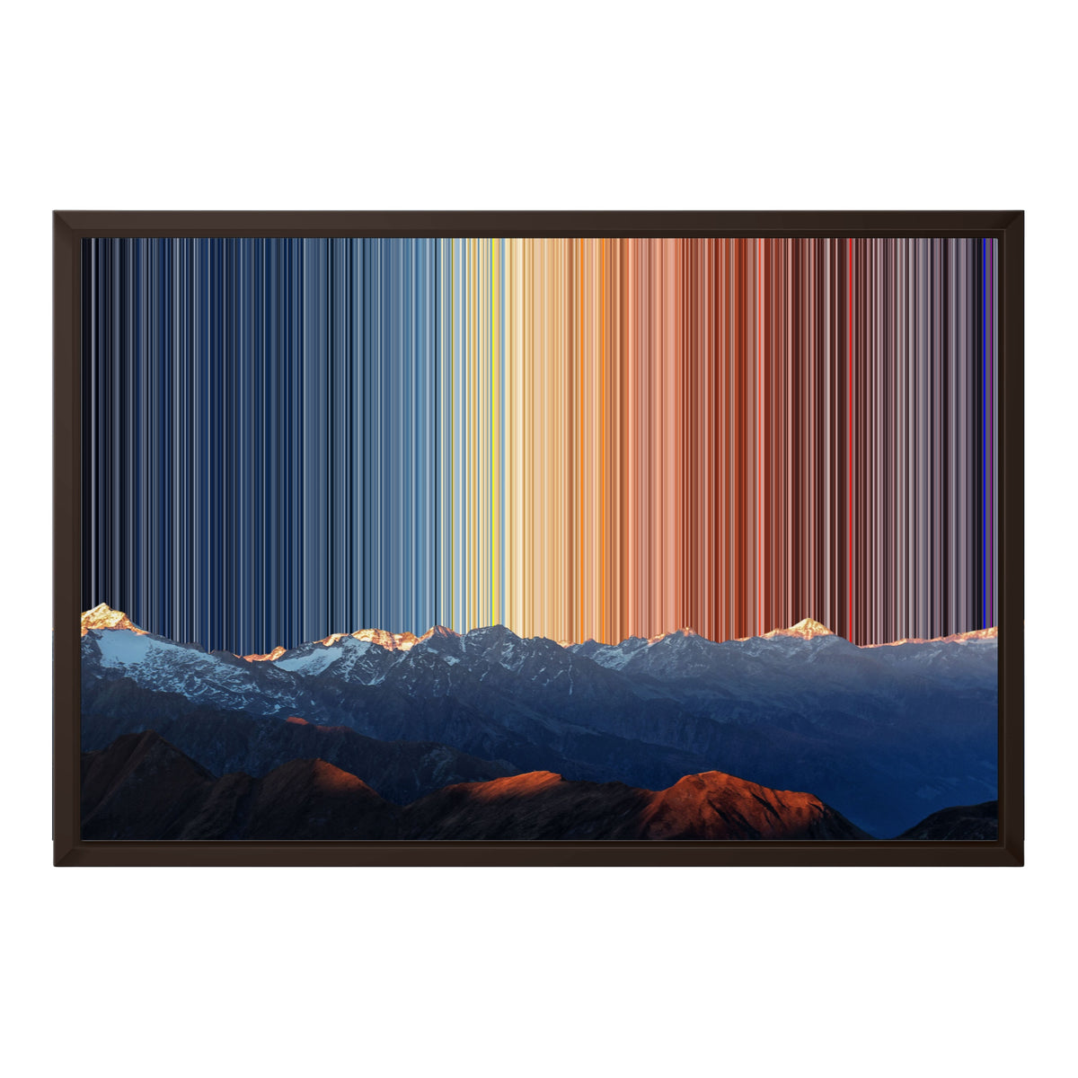 Tela con cornice classica, 24×18", cornice marrone