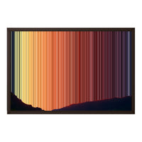 24×18" Framed Canvas - Brown Frame variant