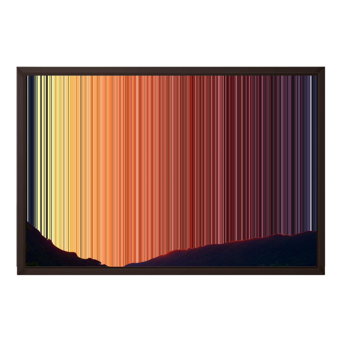 24×18" Framed Canvas - Brown Frame variant