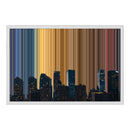 24×18" Framed Canvas - White Frame variant